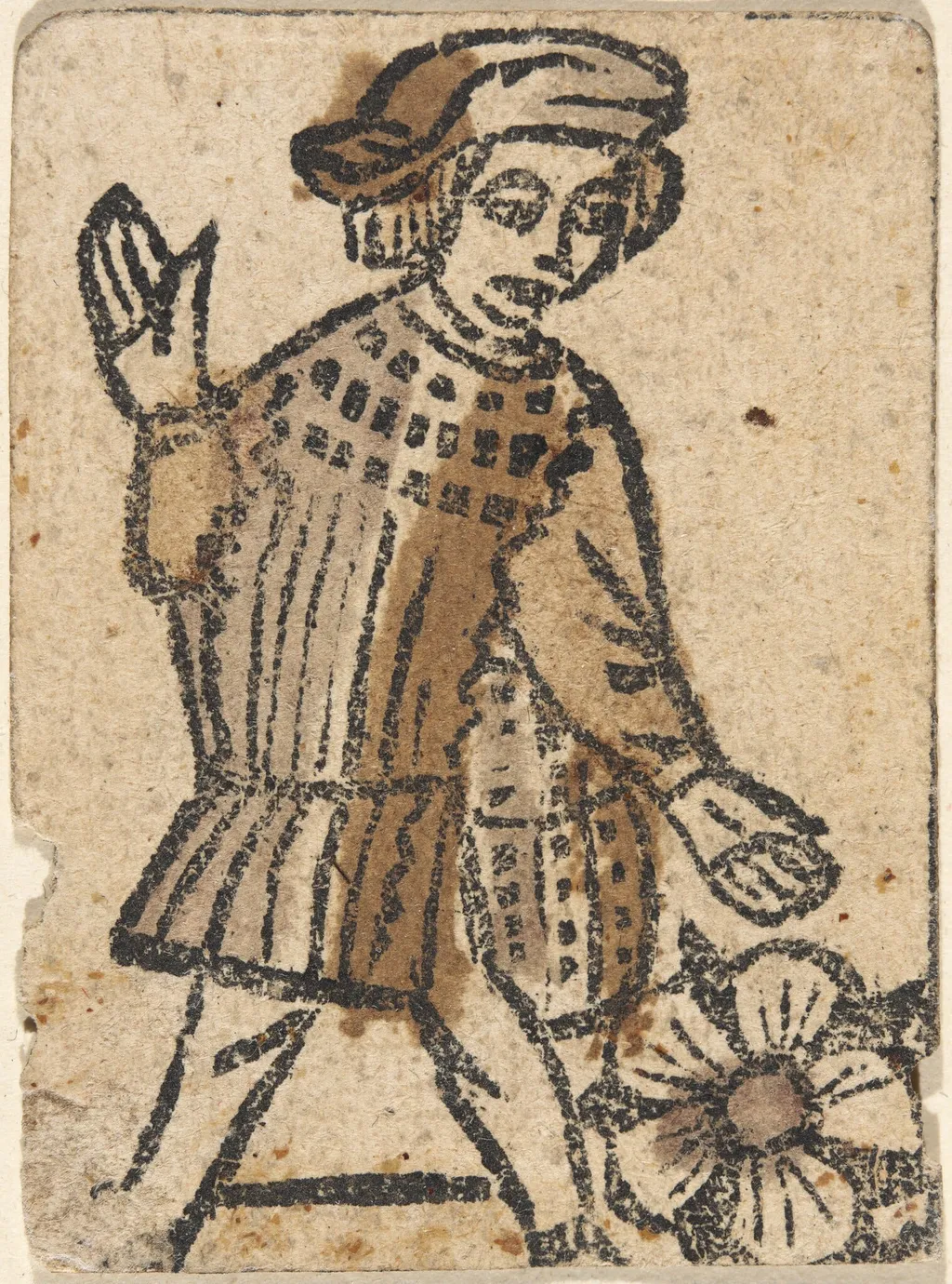 Playing Card, by German 15th Century, ink, 1401