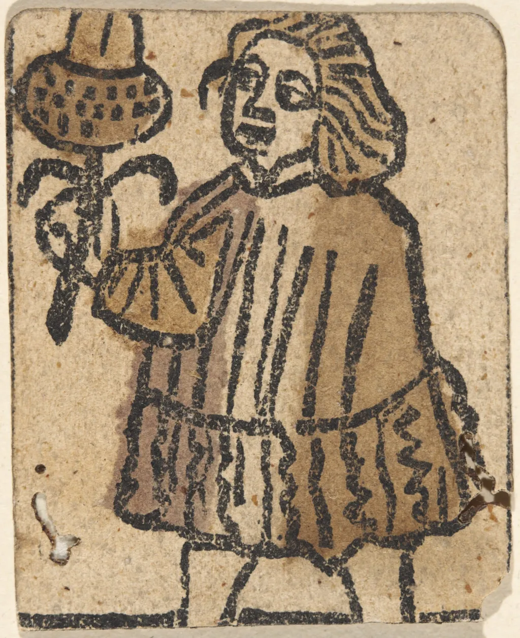 Playing Card, by German 15th Century, ink, 1401
