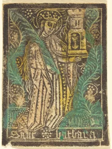 Saint Barbara, by German 15th Century