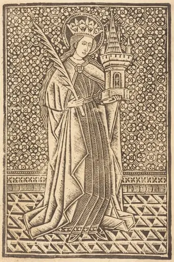 Saint Barbara, by German 15th Century