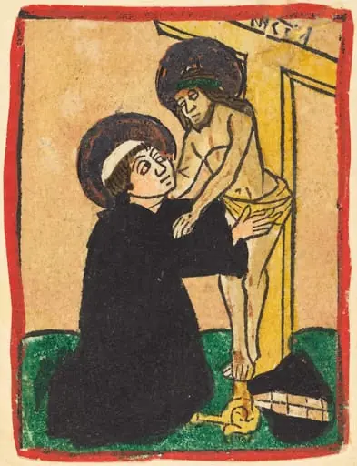 Saint Bernard of Clairvaux, by German 15th Century