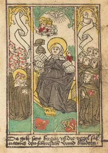 Saint Bridget, by German 15th Century