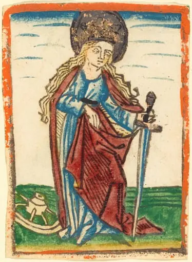 Saint Catherine, by German 15th Century
