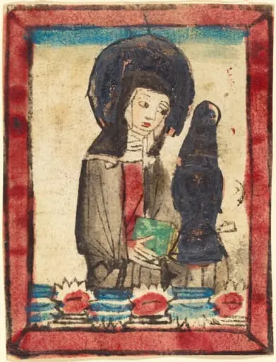 Saint Clare of Assisi, by German 15th Century