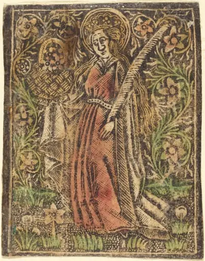 Saint Dorothy, by German 15th Century