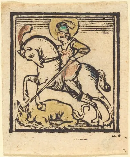 Saint George, by German 15th Century