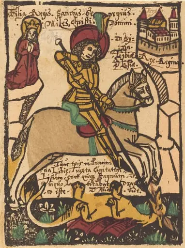 Saint George, by German 15th Century