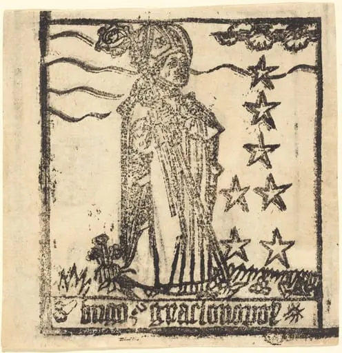 Saint Hugo of Grenoble, by German 15th Century