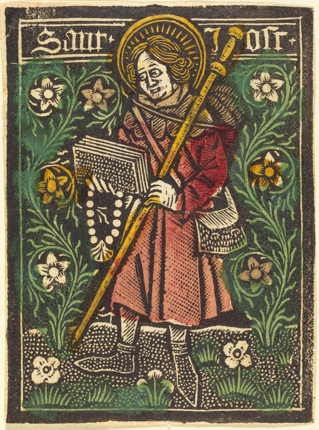 Saint Jost, by German 15th Century, paint, 1480