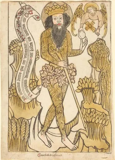 Saint Onuphrius, by German 15th Century