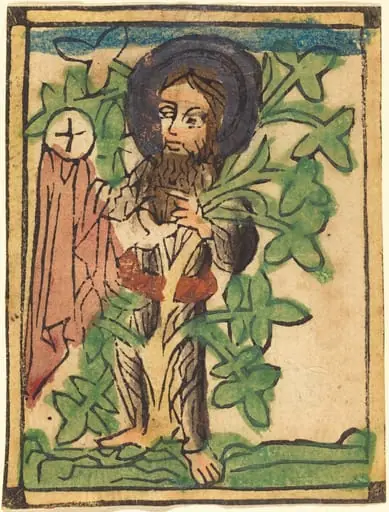 Saint Onuphrius, by German 15th Century
