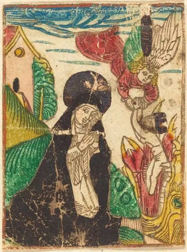 Saint Ottilia, by German 15th Century