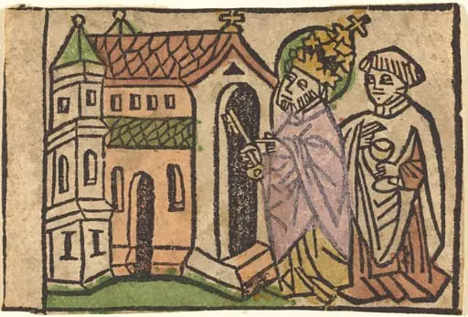 Saint Peter as Founder of the Church, by German 15th Century
