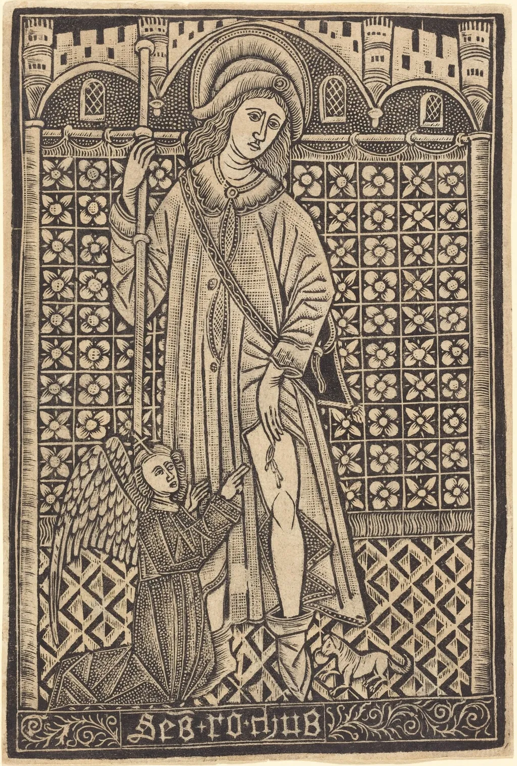 Saint Roche, by German 15th Century, 1480