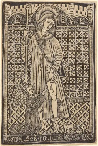 Saint Roche, by German 15th Century