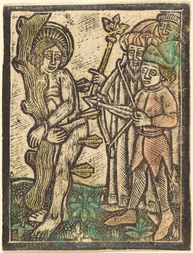 Saint Sebastian, by German 15th Century