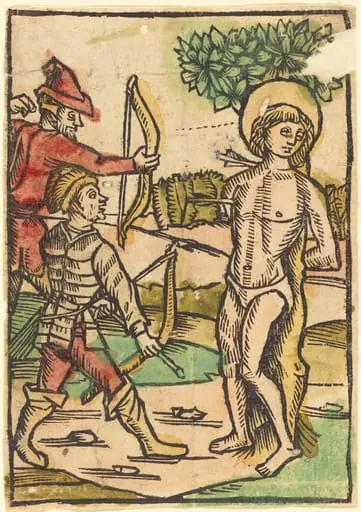 Saint Sebastian, by German 15th Century