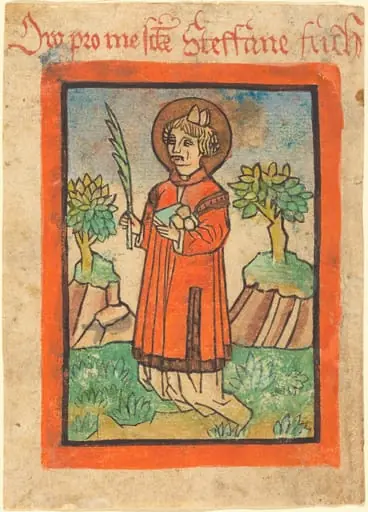 Saint Stephen, by German 15th Century