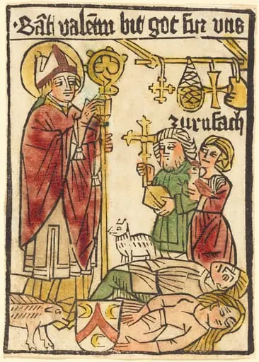 Saint Valentine, by German 15th Century