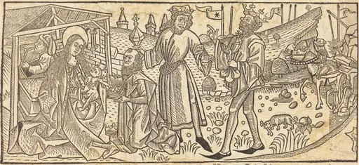 The Adoration of the Magi, by German 15th Century
