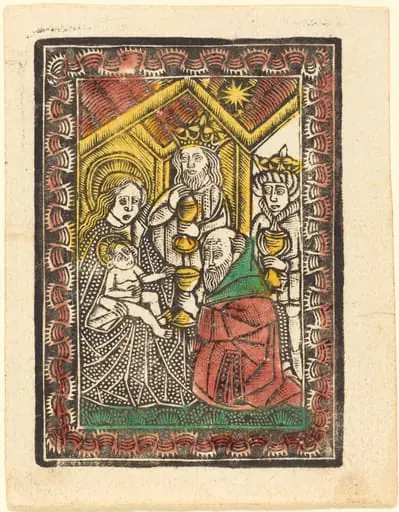 The Adoration of the Magi, by German 15th Century