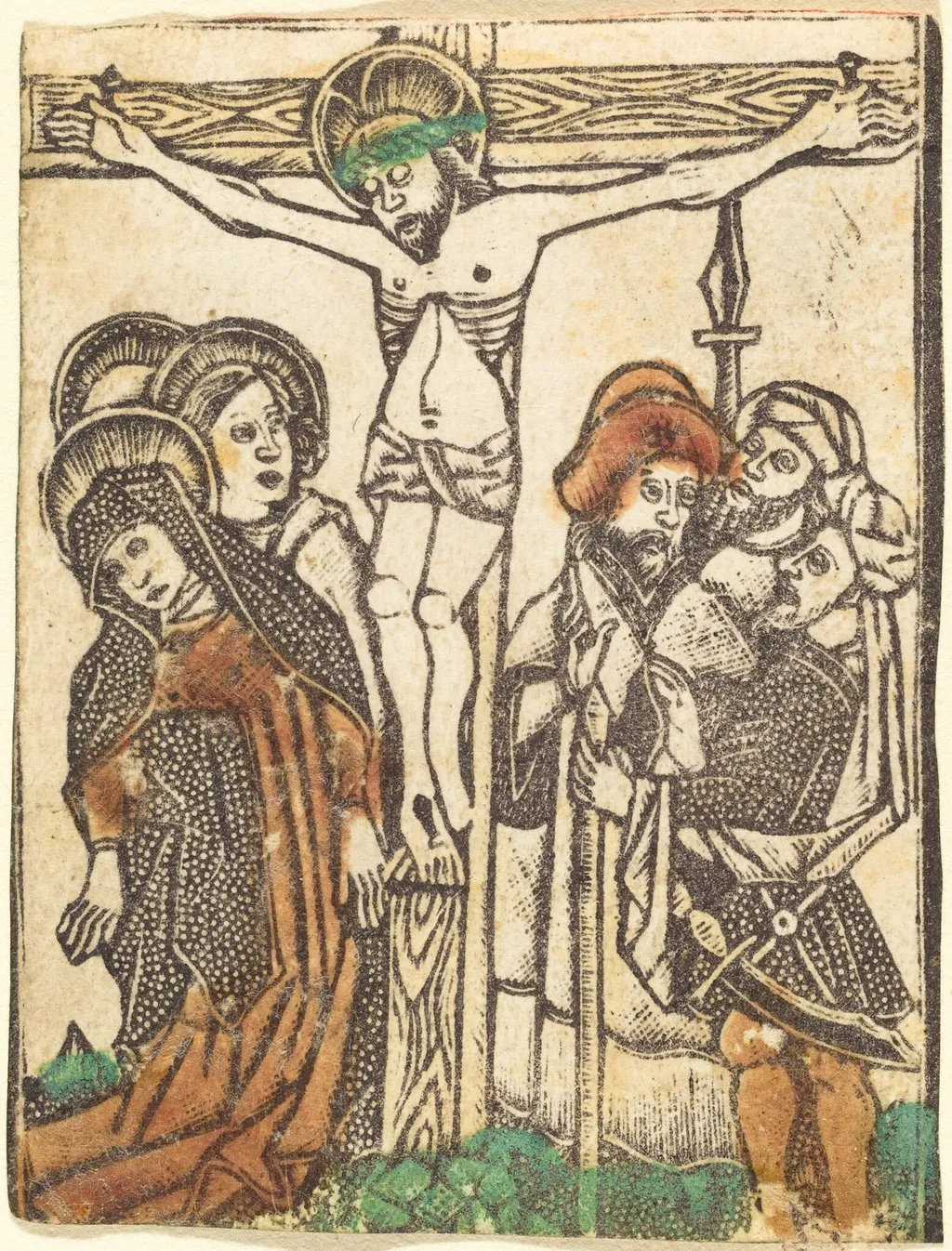 The Crucifixion, by German 15th Century, paint, 1470