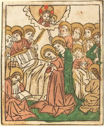 The Death of the Virgin, by German 15th Century