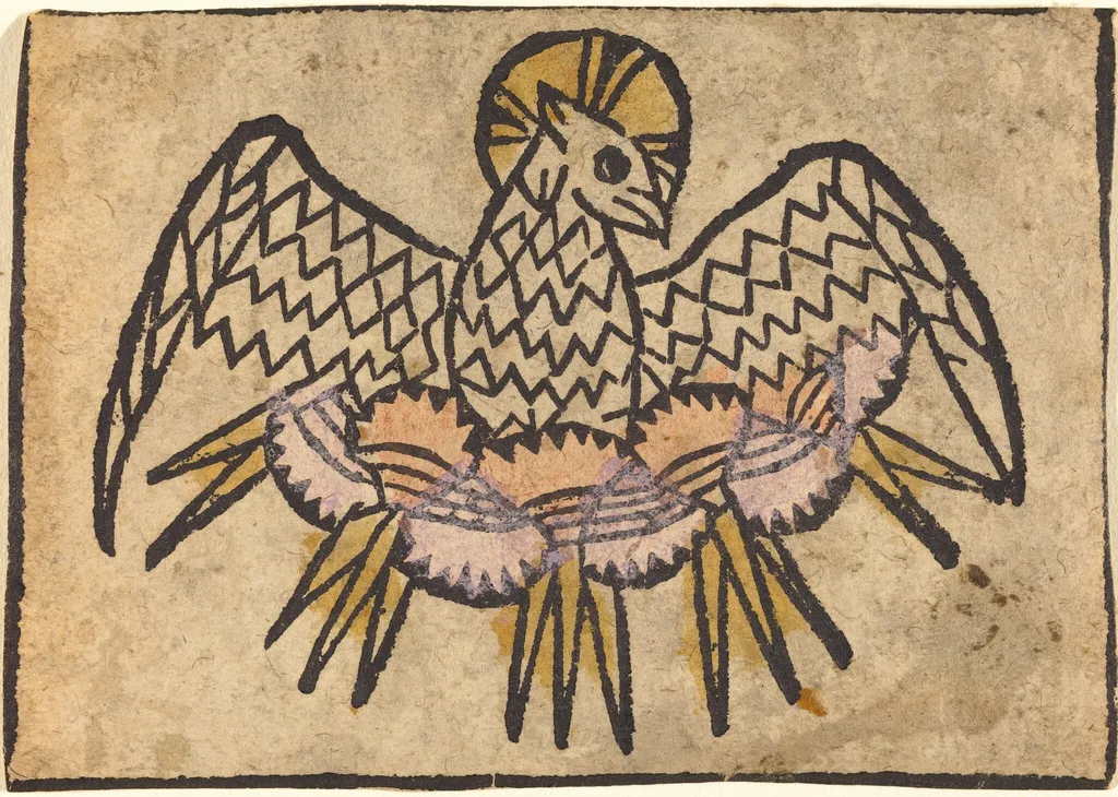 The Holy Ghost, by German 15th Century, ink, 1465