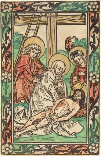 The Lamentation, by German 15th Century