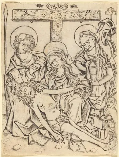 The Lamentation, by German 15th Century