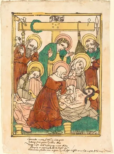 The Lamentation, by German 15th Century