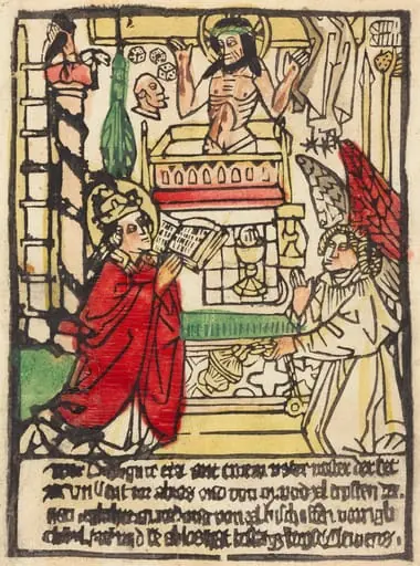 The Mass of Saint Gregory, by German 15th Century