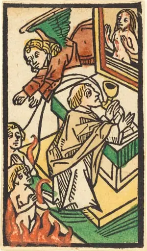 The Mass of Saint Gregory, by German 15th Century