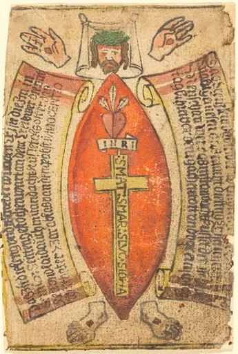 The Measure of the Side Wound and the Body of Christ, by German 15th Century