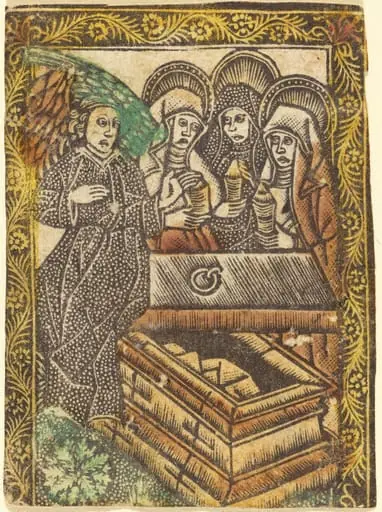 The Three Maries at the Tomb, by German 15th Century