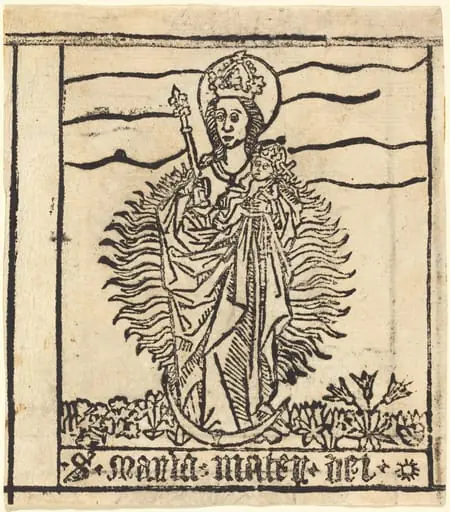 The Virgin and Child, by German 15th Century