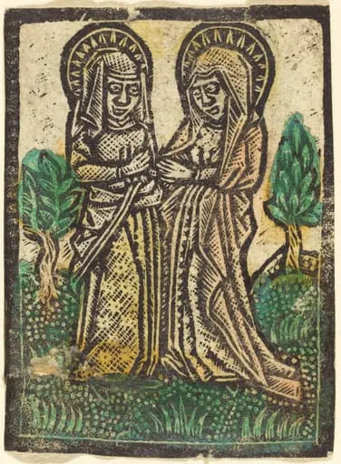 The Visitation, by German 15th Century