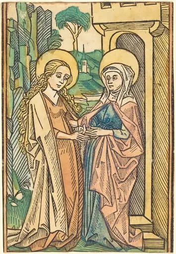 Visitation, by German 15th Century