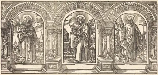 Christ and His Disciples III, by German 16th Century