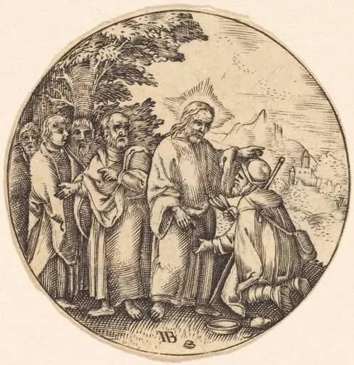 Christ Consoling the Centurion, by German 16th Century