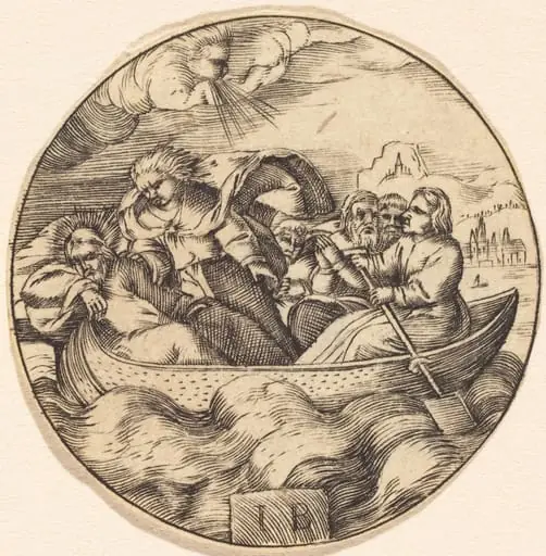 Christ Stilling the Storm, by German 16th Century