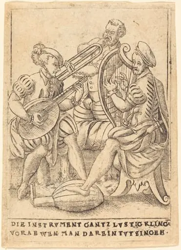 Die Instrvment gantz lvstig Kling vorab wen man darein tvt singen, by German 16th Century