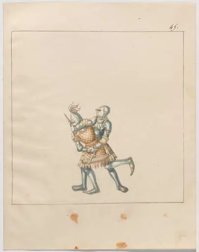 Foot Combat with Daggers, by German 16th Century