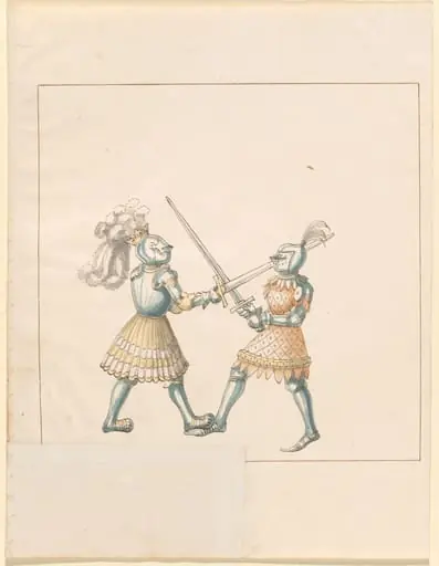 Foot Combat with Longswords, by German 16th Century