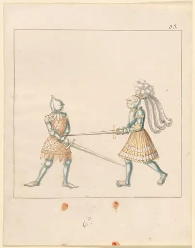 Foot Combat with Longswords, by German 16th Century