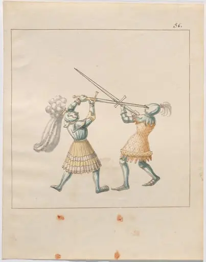 Foot Combat with Longswords, by German 16th Century
