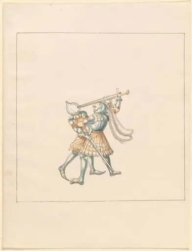 Foot Combat with Longswords, by German 16th Century
