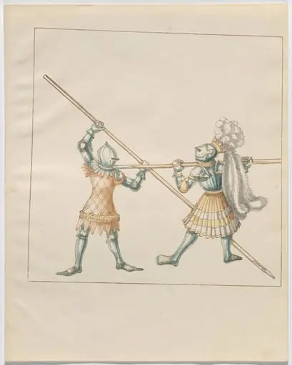 Foot Combat with Pikes, by German 16th Century