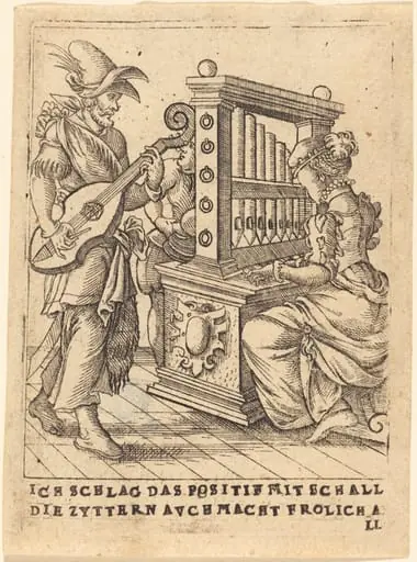Ich schlag das Positif mit Schall die Zytternavchmacht frolich all, by German 16th Century