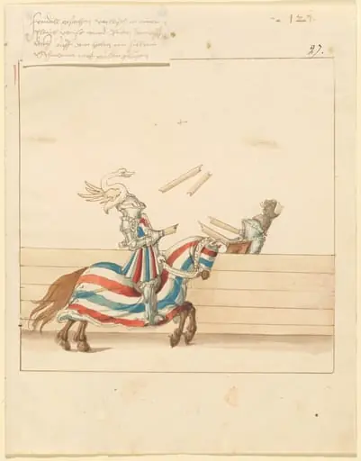 Italian Joust of Peace, by German 16th Century